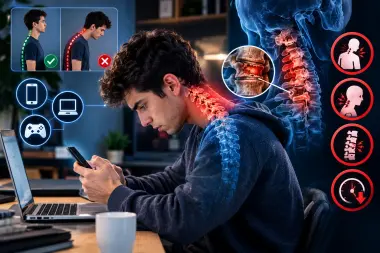 دراسة تحذر: الاستخدام المطول للهاتف والكمبيوتر يسرّع تآكل فقرات الرقبة لدى الشباب